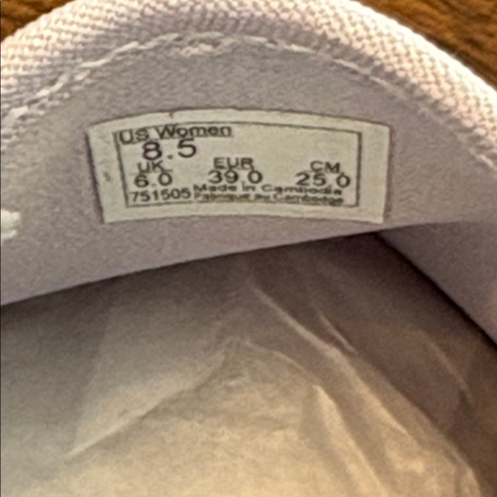 Vans Asher Mono Embroidery Lilac Slip On Women’s Shoes - Picture 10 of 14